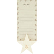 Zusss menukaartjes met houten standaard ster