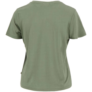 T-shirt met ronde hals olijfgroen