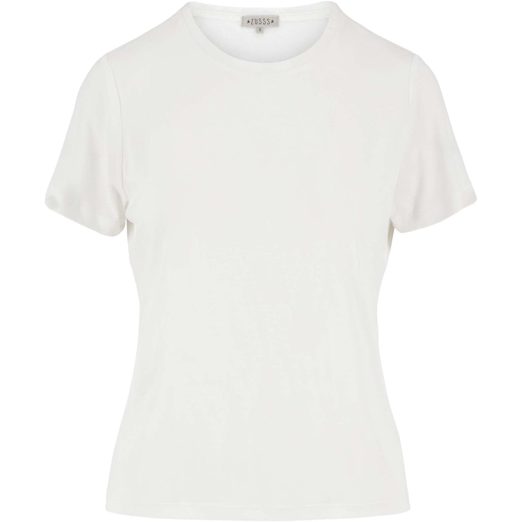 T-shirt met ronde hals - wit