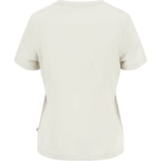 T-shirt met ronde hals zand