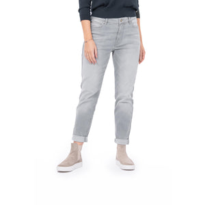 Trendy Mom jeans - Lichtgrijs