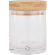Voorraadpot met houten dekseltje M - Zorg goed voor jezelf