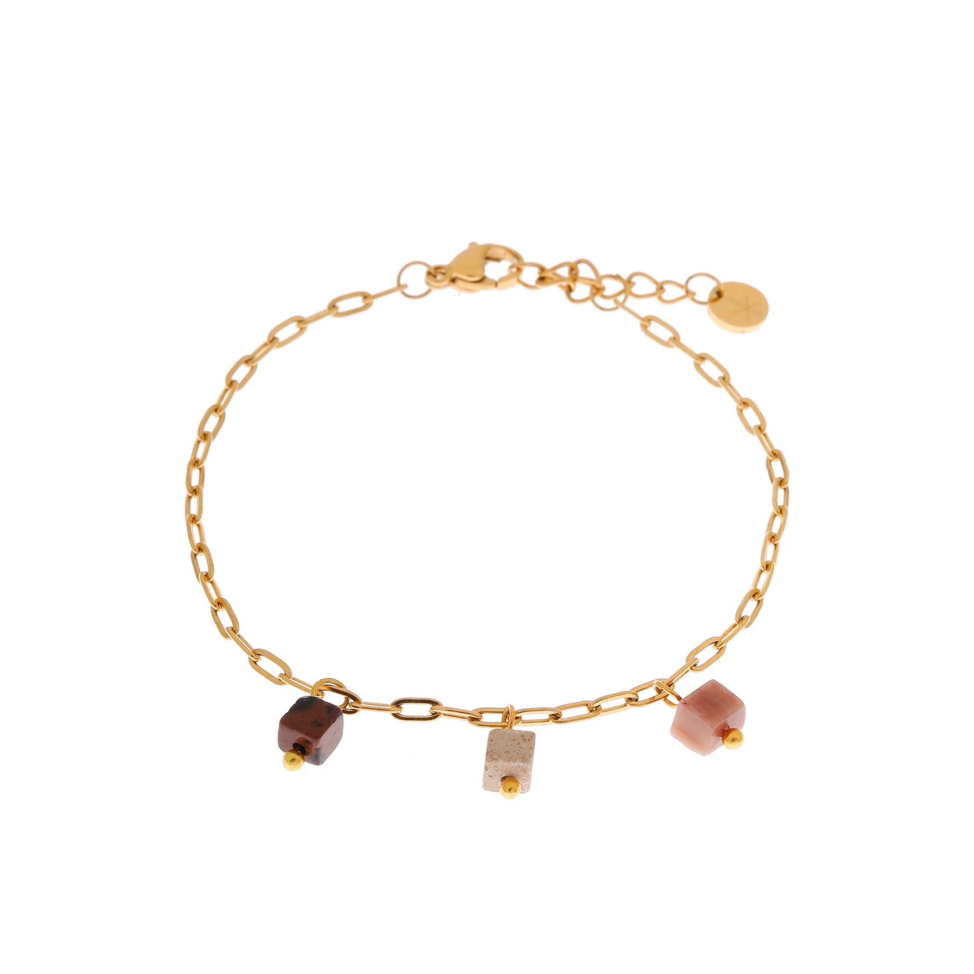 Armband - Cube bracelet gold