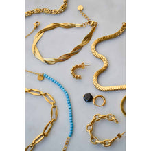 Afbeelding in Gallery-weergave laden, Armband - Braided snake goud of zilver
