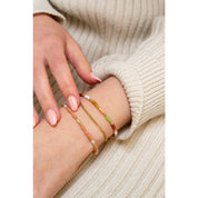 Armband - Pink pearl gold