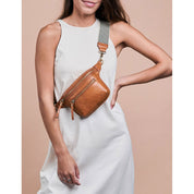Becks bum bag - Cognac Stromboli Leather