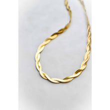 Afbeelding in Gallery-weergave laden, Ketting - Braided snake gold
