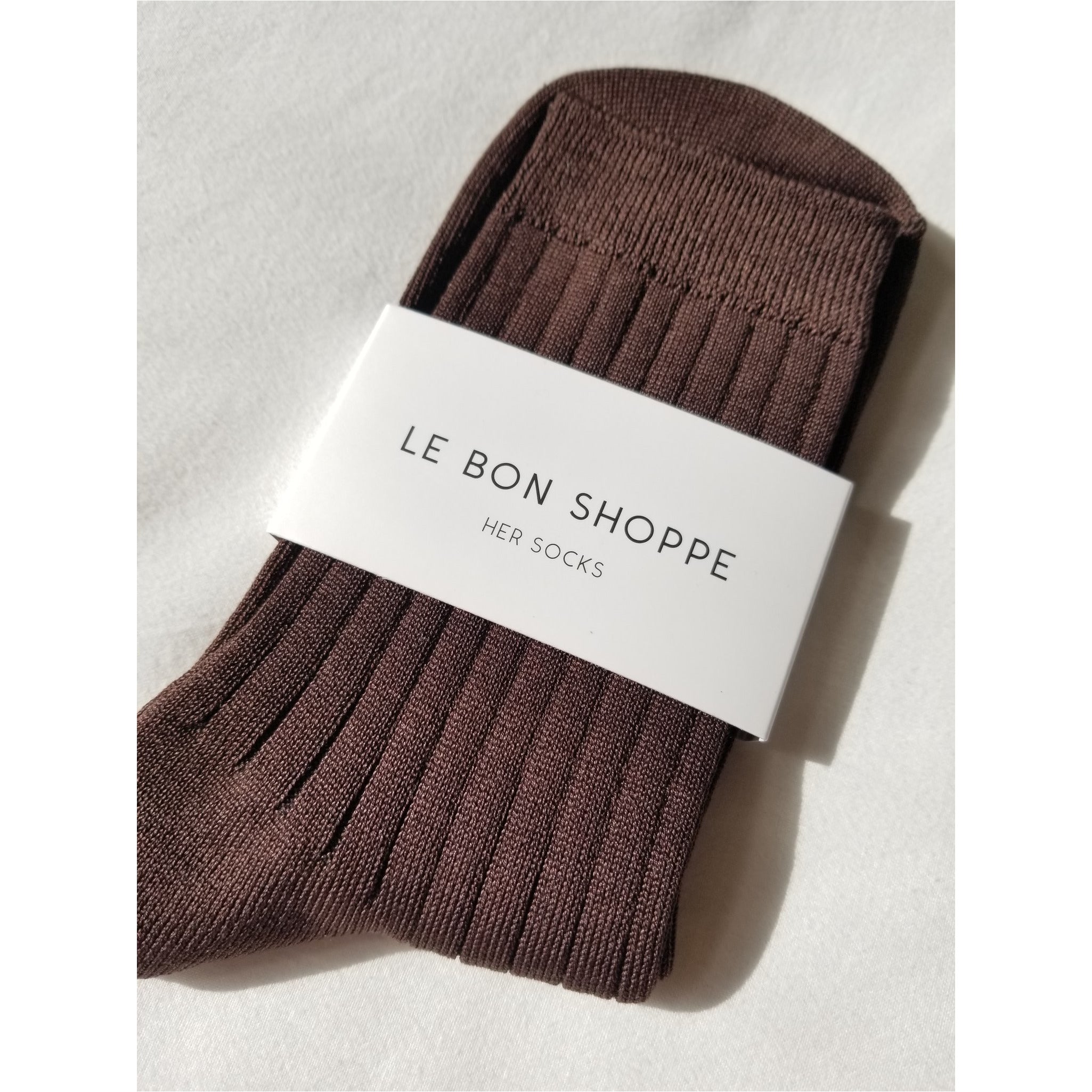 Her Socks cotton - Coffee