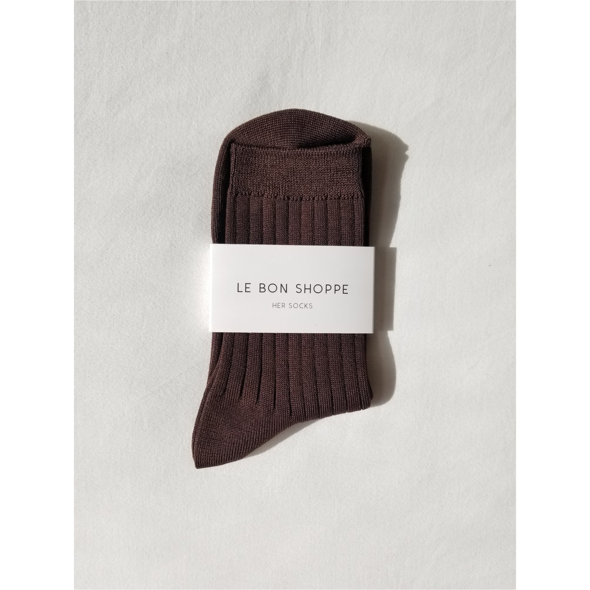 Her Socks cotton - Coffee