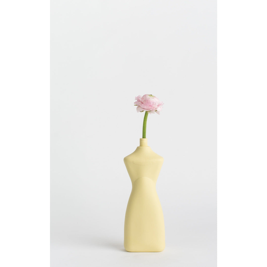 Bottle vase #8 fresh yellow