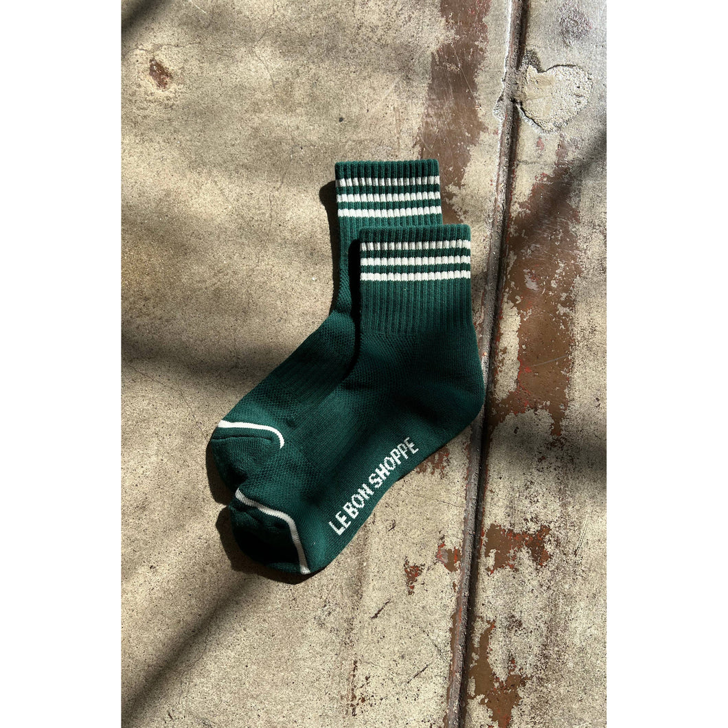 Girlfriend socks - Hunter green