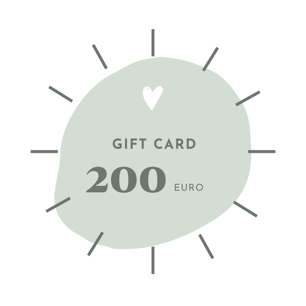 Gift card 200 euro