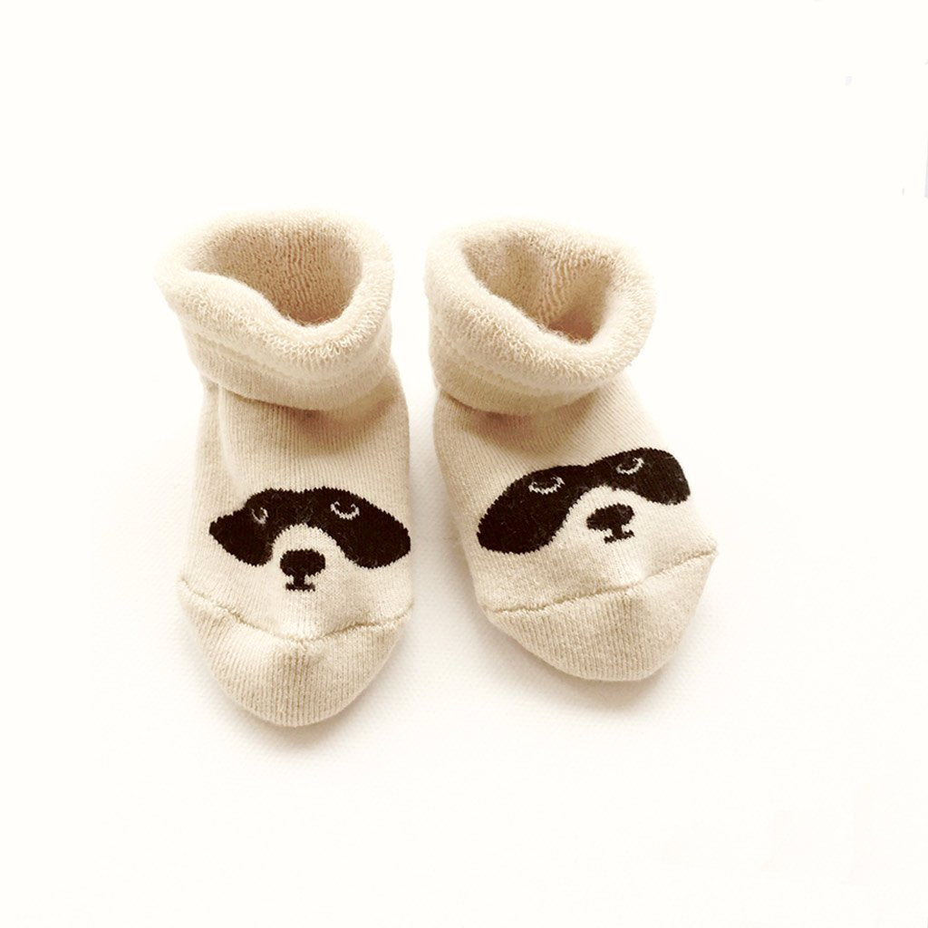 Baby socks - Rocky the raccoon