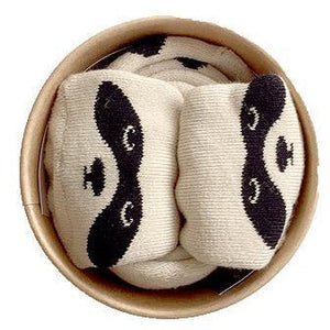 Mom and baby socks - Rocky the raccoon