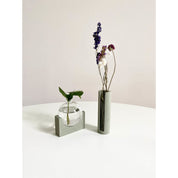 Lily vaasje/stekjeshouder - olive green