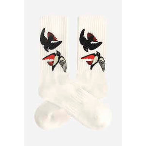Swallow pair crew socks