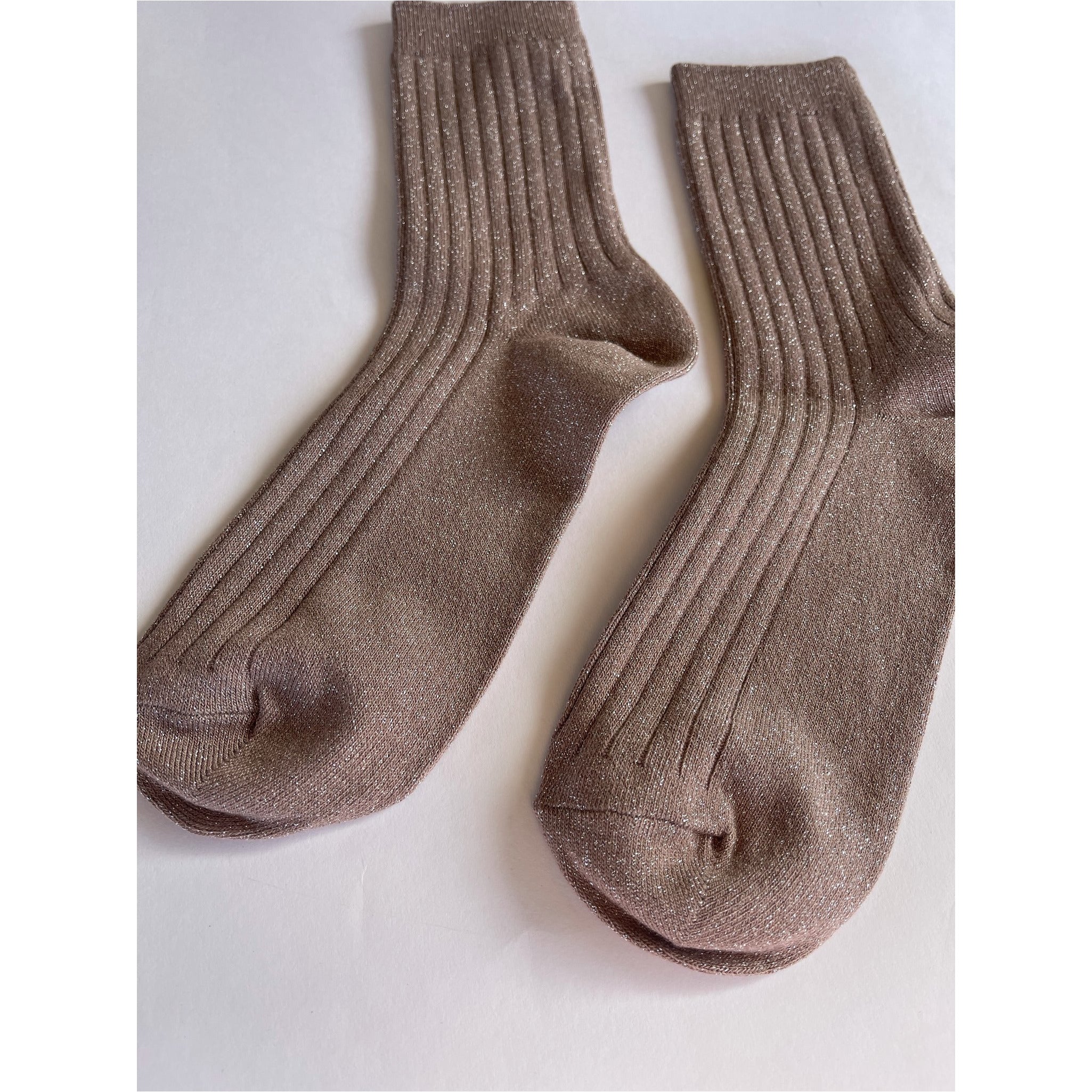Her Socks - Jute glitter
