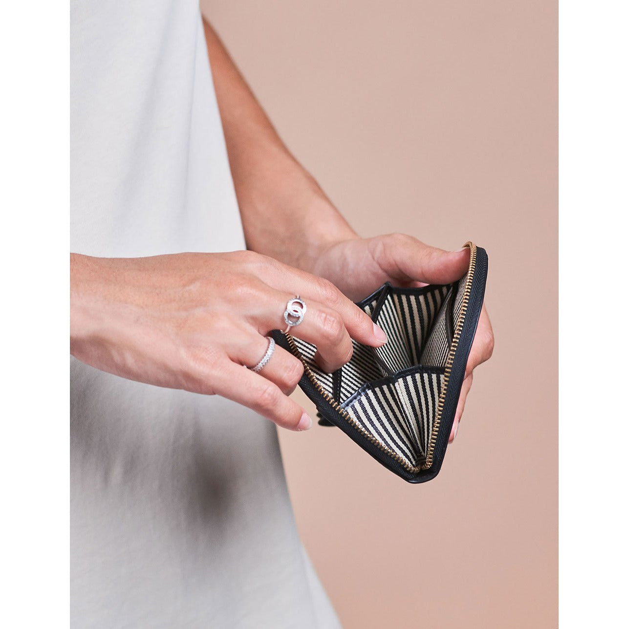 Laura's purse - Black croco