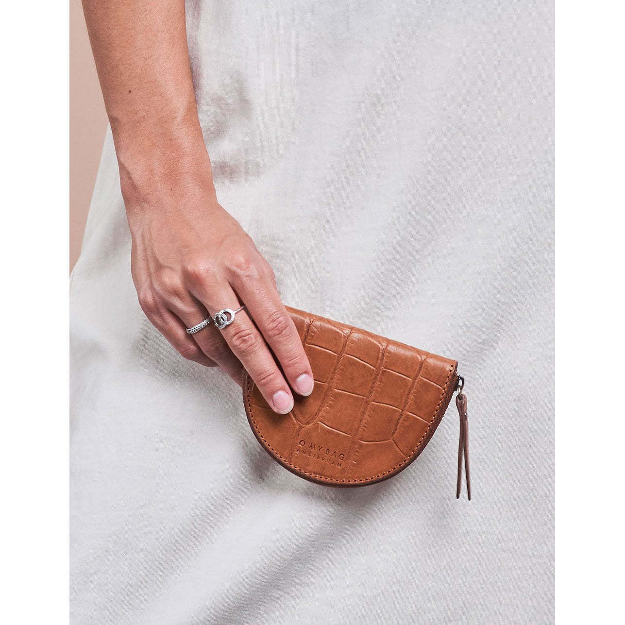 Laura's purse - Cognac croco