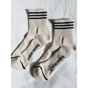 Girlfriend socks - Egret