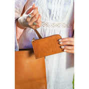 Lola coin purse - cognac