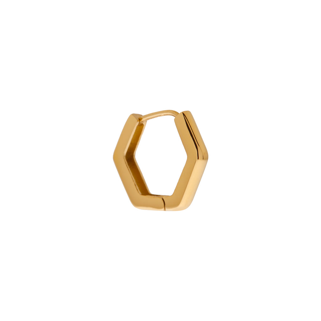 Oorbel - Baby hexagon hoop