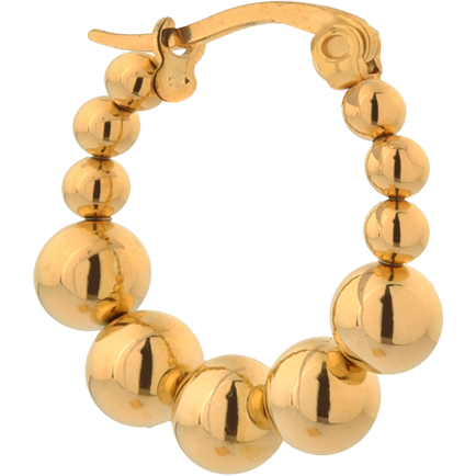 Oorbel - Single iris hoop gold