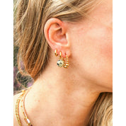 Oorbel - Single iris hoop gold
