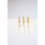 Oorbel - Single plain chain hoop