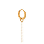 Oorbel - Single plain chain hoop
