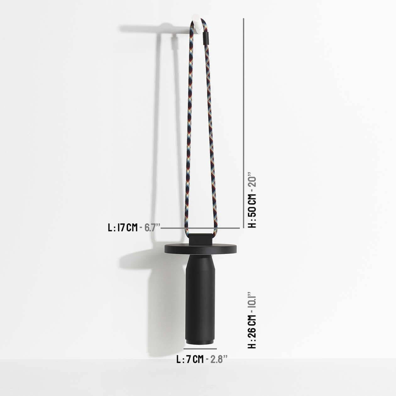 Quasar portable lamp - Black