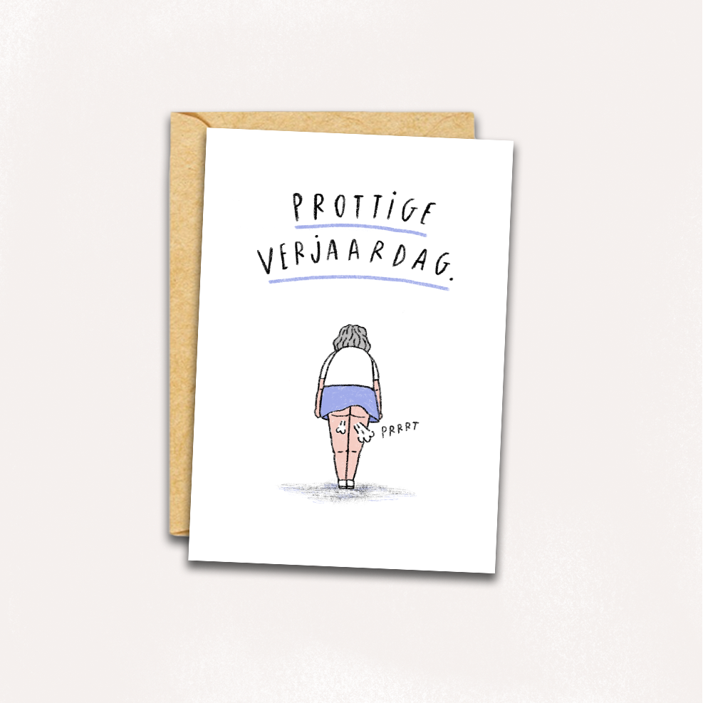 Kaart - Prottige verjaardag