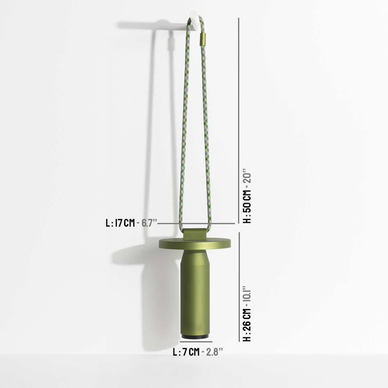Quasar portable lamp - Olive
