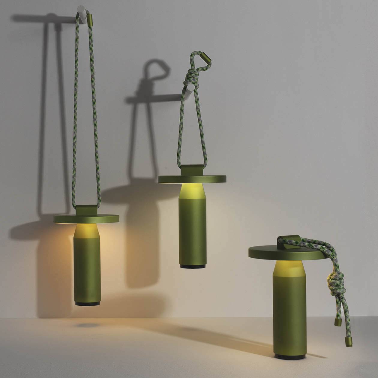 Quasar portable lamp - Olive