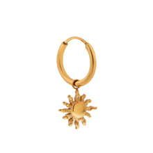 Afbeelding in Gallery-weergave laden, Oorbel - Single sun gold
