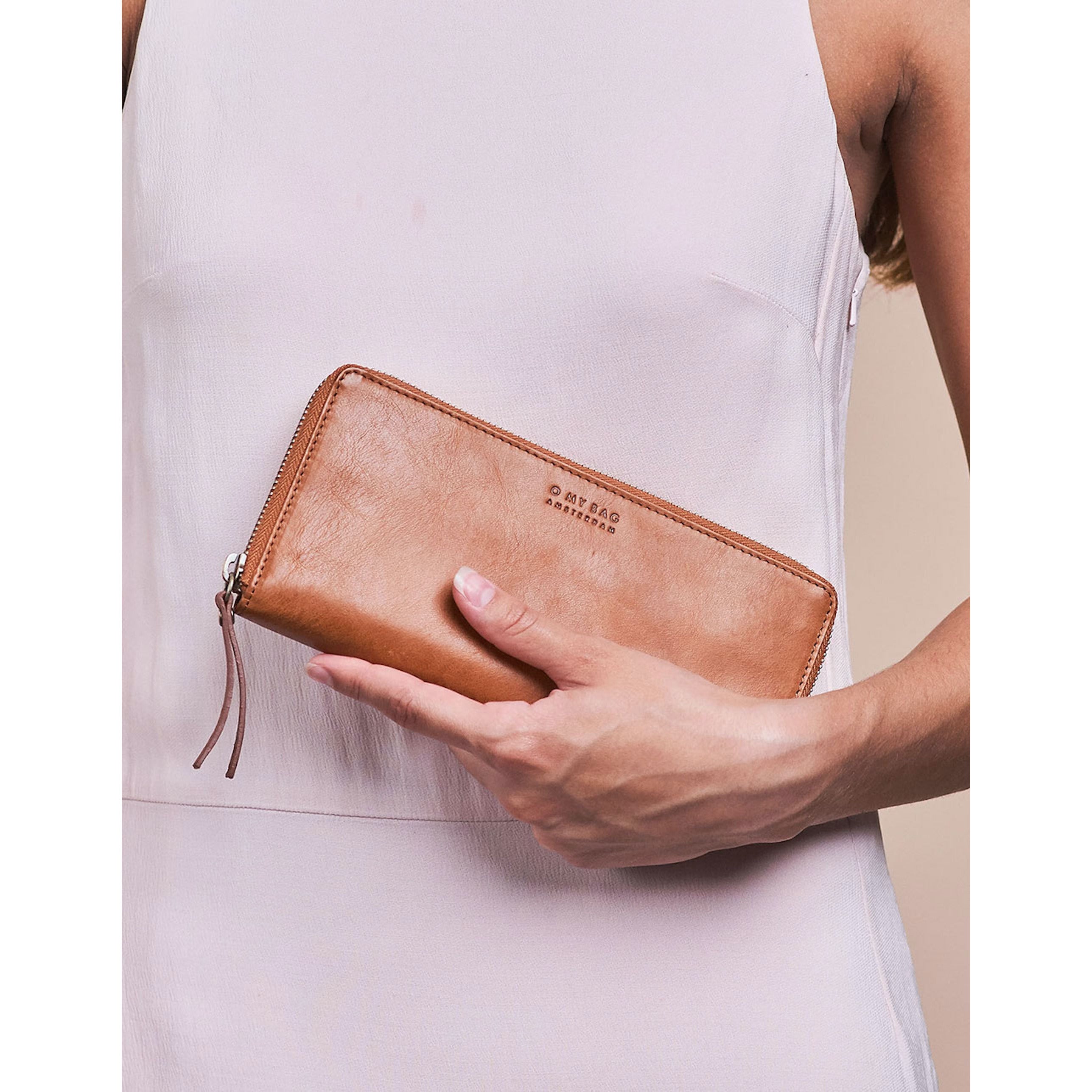 Sonny long wallet - Cognac