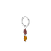 Oorbel - Terra 2.0 hoop silver