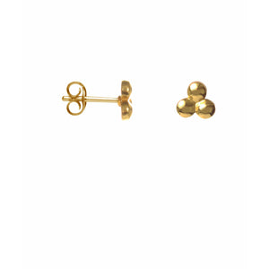 Oorbel - Triangle dot zilver of goud